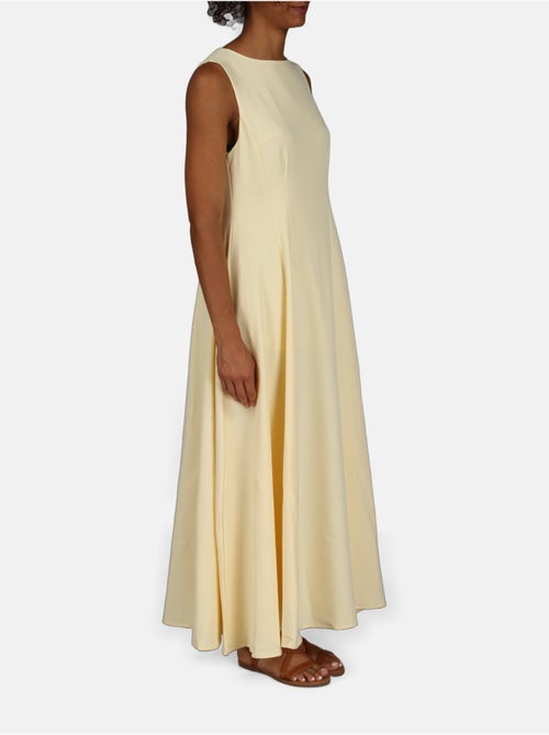 Vestido com gola arredondada - Kiabi