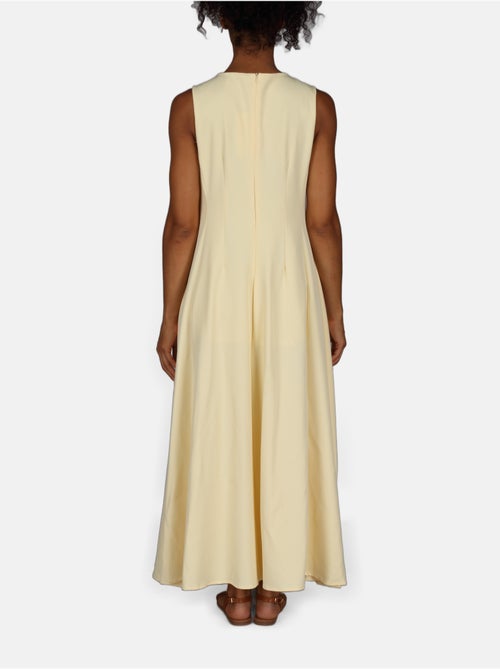 Vestido com gola arredondada - Kiabi