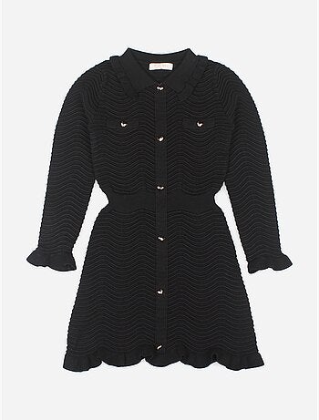 Vestido com gola de camisa - Kids Star