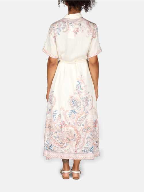 Vestido com gola de camisa - Kiabi
