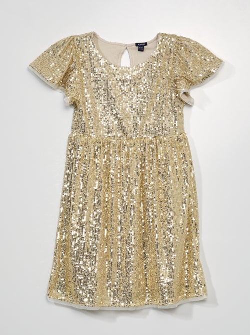 Vestido com lantejoulas - Kiabi