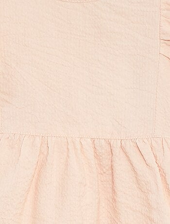 Vestido com mangas de balão