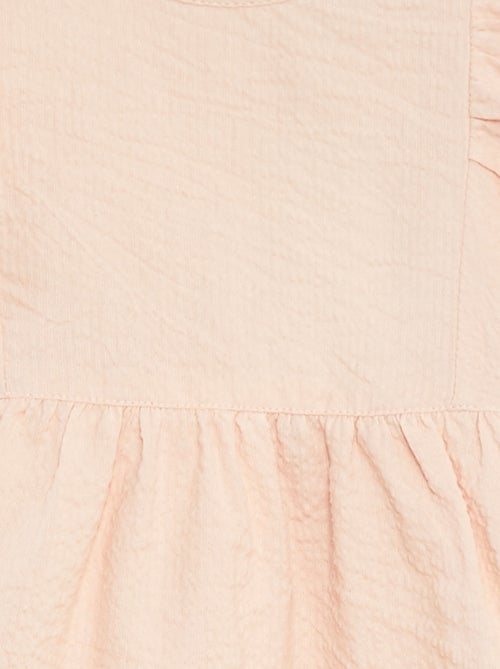 Vestido com mangas de balão - Kiabi