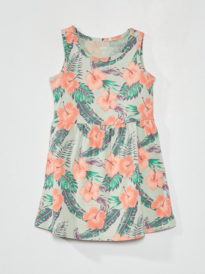 Vestido com motivo Azul - Kiabi