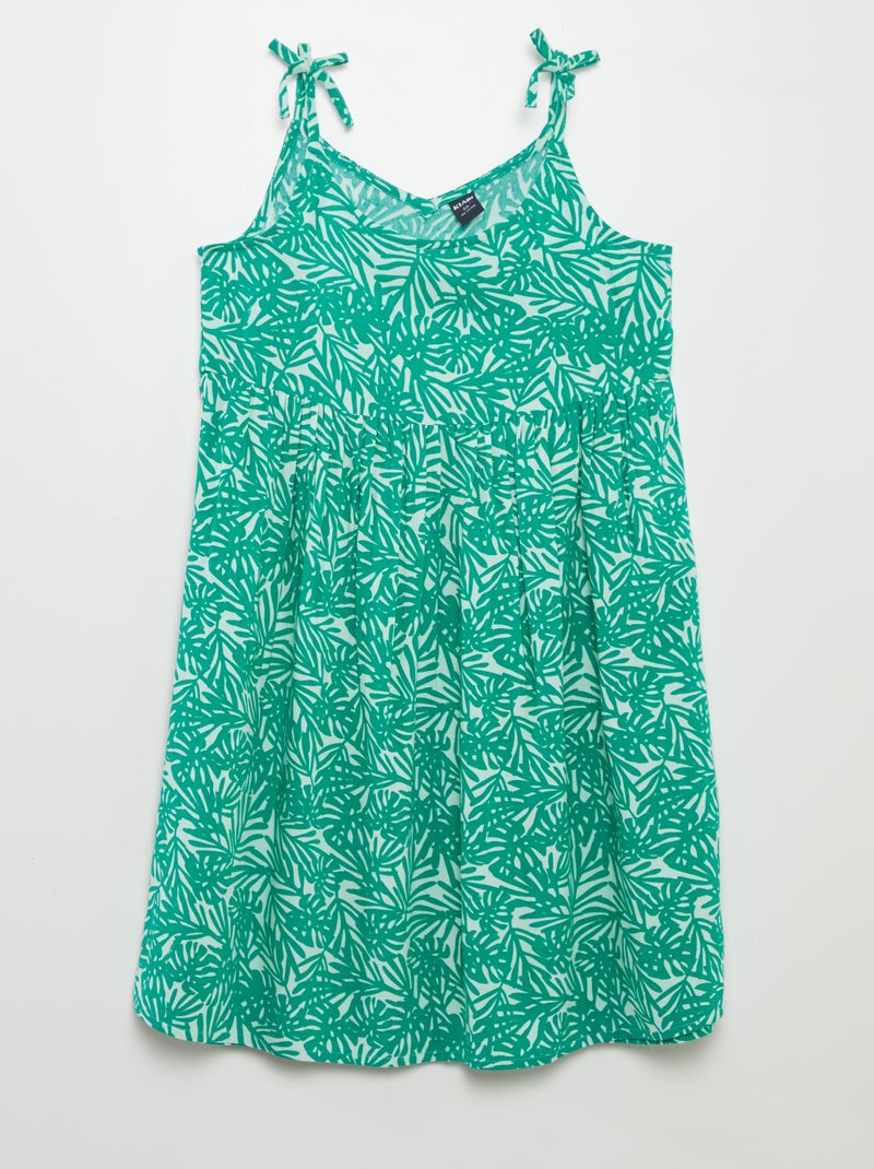 Vestido com motivo AZUL - Kiabi