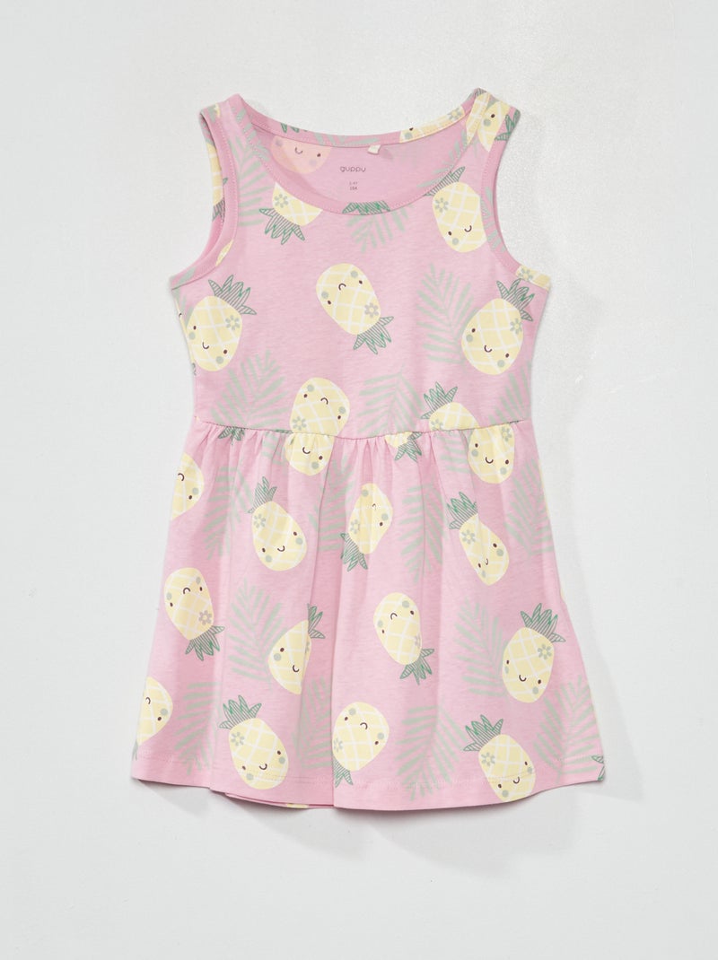 Vestido com motivo ROSA - Kiabi