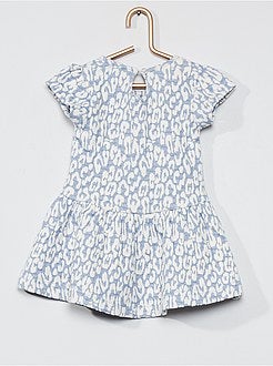 Vestido com motivos 'leopardo' - Kiabi