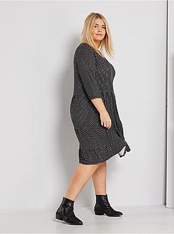 Vestido com múltiplos recortes - Kiabi