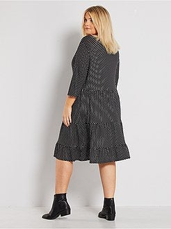 Vestido com múltiplos recortes - Kiabi