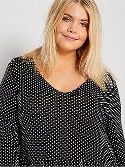 Vestido com múltiplos recortes - Kiabi