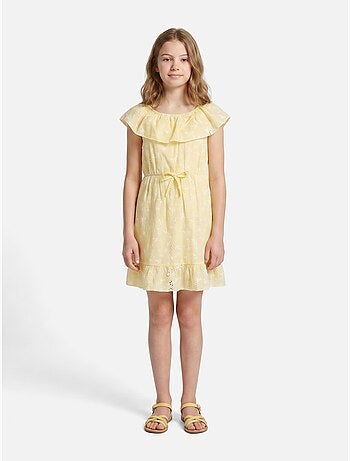 Vestido com padrão floral - Kids Star