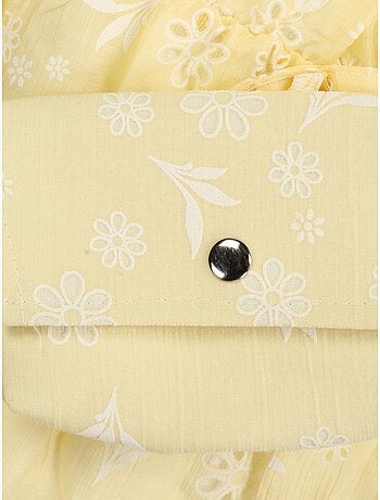 Vestido com padrão floral - Kids Star