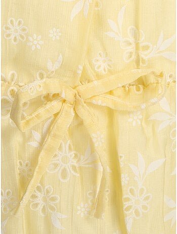 Vestido com padrão floral - Kids Star