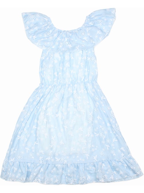 Vestido com padrão floral - Kids Star - Kiabi