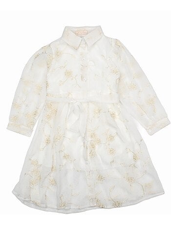Vestido com padrão floral - Kids Star