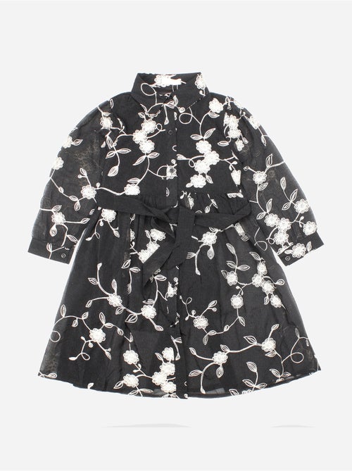 Vestido com padrão floral - Kids Star - Kiabi Vestido com padrão floral - Kids Star - Kiabi