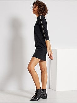 Vestido com pormenor brilhante - Kiabi