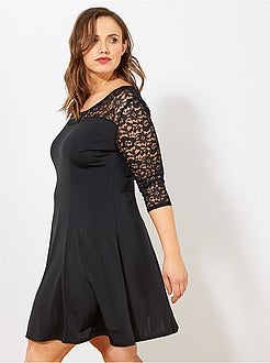 Vestido com renda - Kiabi