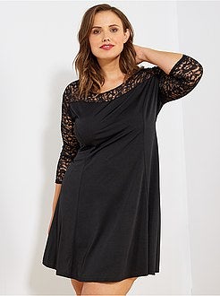 Vestido com renda - Kiabi