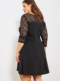 Vestido com renda - Kiabi