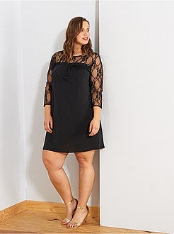 Vestido com renda - Kiabi