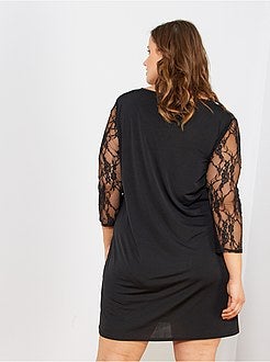 Vestido com renda - Kiabi