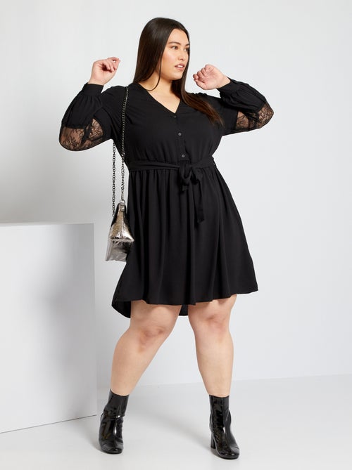 Vestido com renda - Kiabi