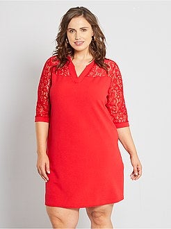 Vestido com renda - Kiabi