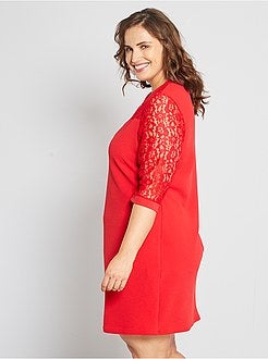 Vestido com renda - Kiabi