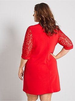 Vestido com renda - Kiabi