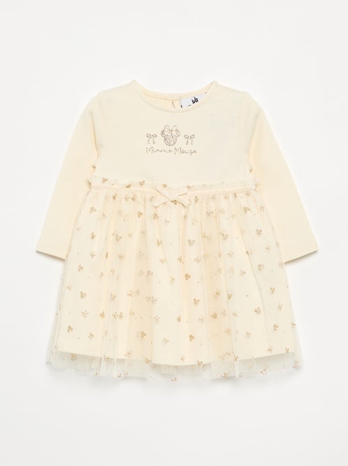 Vestido com saia de tule 'Minnie' 'Disney' - Kiabi