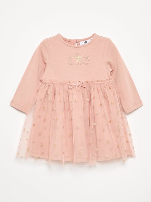 Vestido com saia de tule 'Minnie' 'Disney' - Kiabi