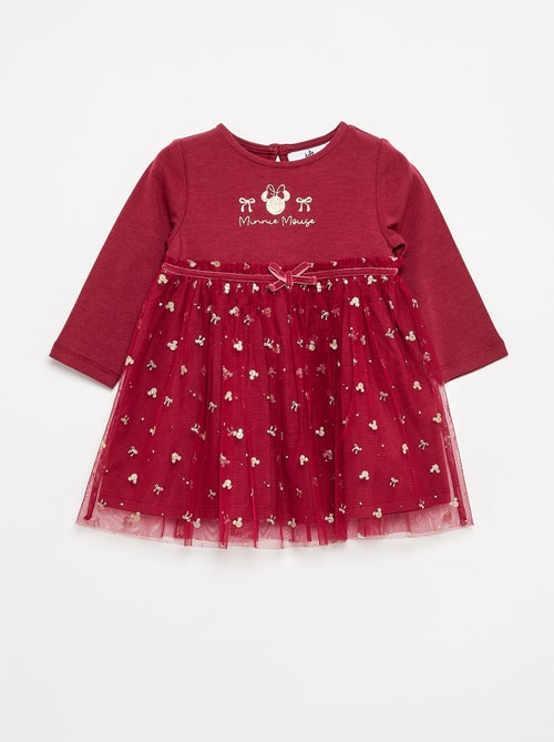 Vestido com saia de tule 'Minnie' 'Disney' - Kiabi