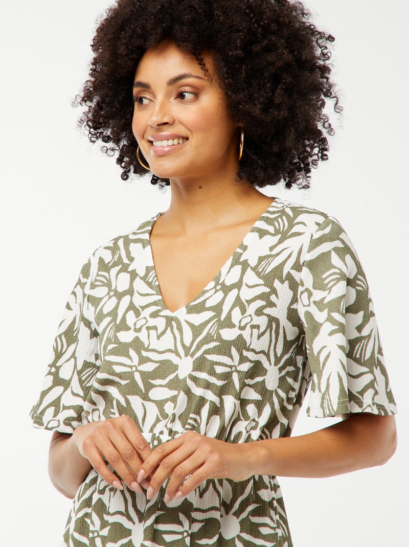 Vestido comprido  - So Easy CAQUI - Kiabi