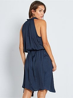 Vestido comprido acetinado 'JDY' - Kiabi