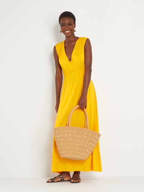 Vestido comprido - Kiabi