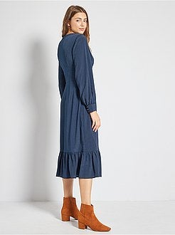 Vestido comprido - Kiabi