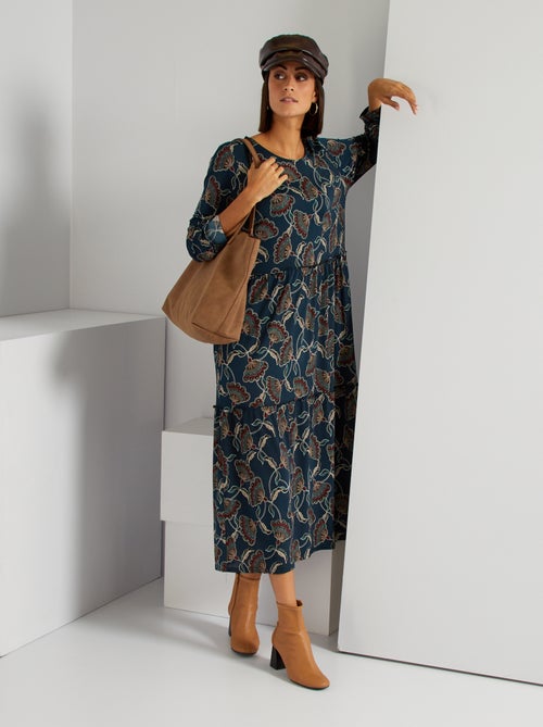 Vestido comprido - Kiabi