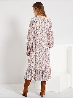 Vestido comprido - Kiabi