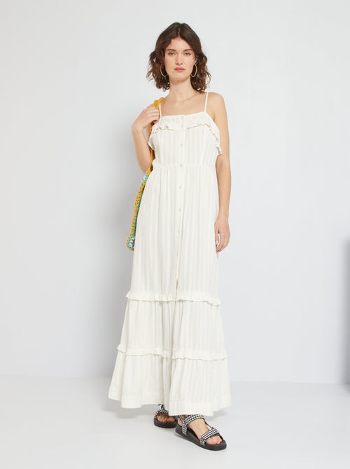 Vestido comprido - Kiabi