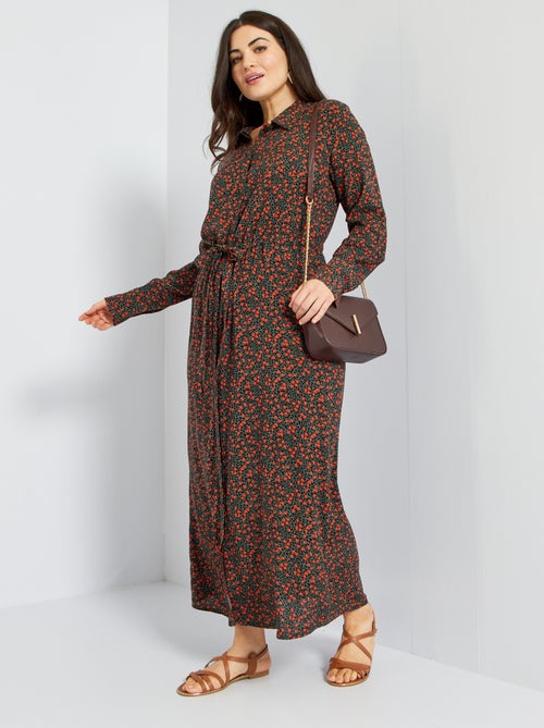 Vestido comprido - Kiabi