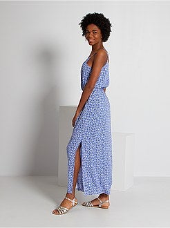 Vestido comprido com alças - Kiabi