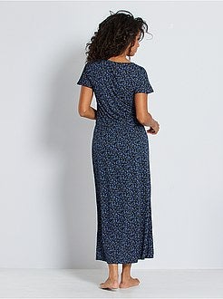 Vestido comprido com cós deslizante - Kiabi