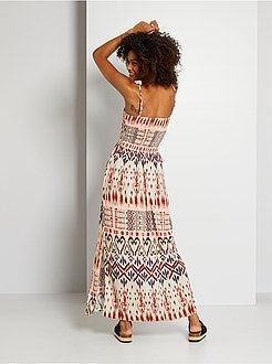 Vestido comprido com favos de mel 'JDY' - Kiabi