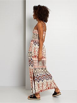 Vestido comprido com favos de mel 'JDY' - Kiabi