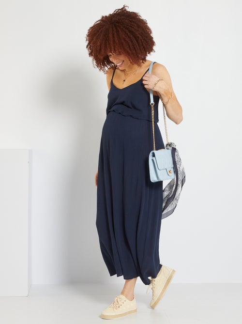 Vestido comprido de amamentação - Kiabi