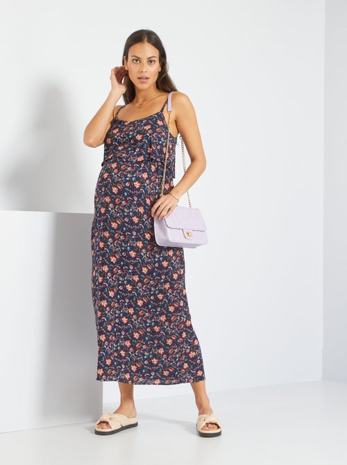 Vestido comprido de amamentação - Kiabi