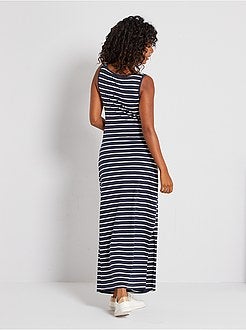 Vestido comprido de grávida concebido ecologicamente - Kiabi