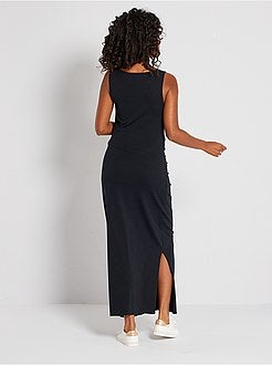 Vestido comprido de grávida concebido ecologicamente - Kiabi