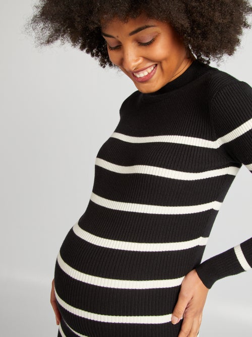 Vestido comprido de grávida - Kiabi